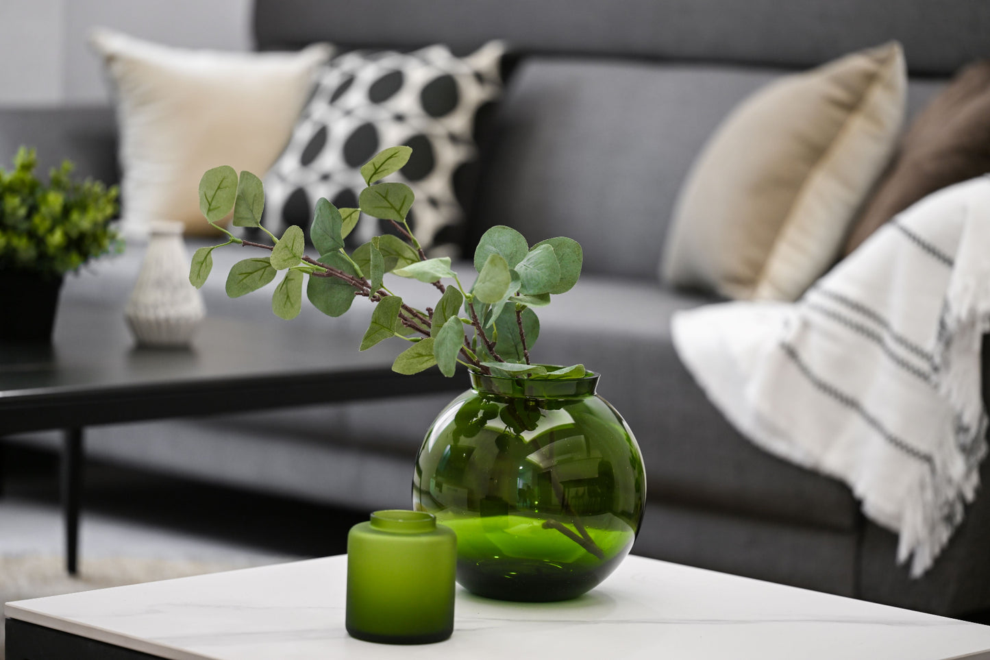 Modern living room in Taipei Taiwan short-term apartment with foreigners friendly - Kolette Home