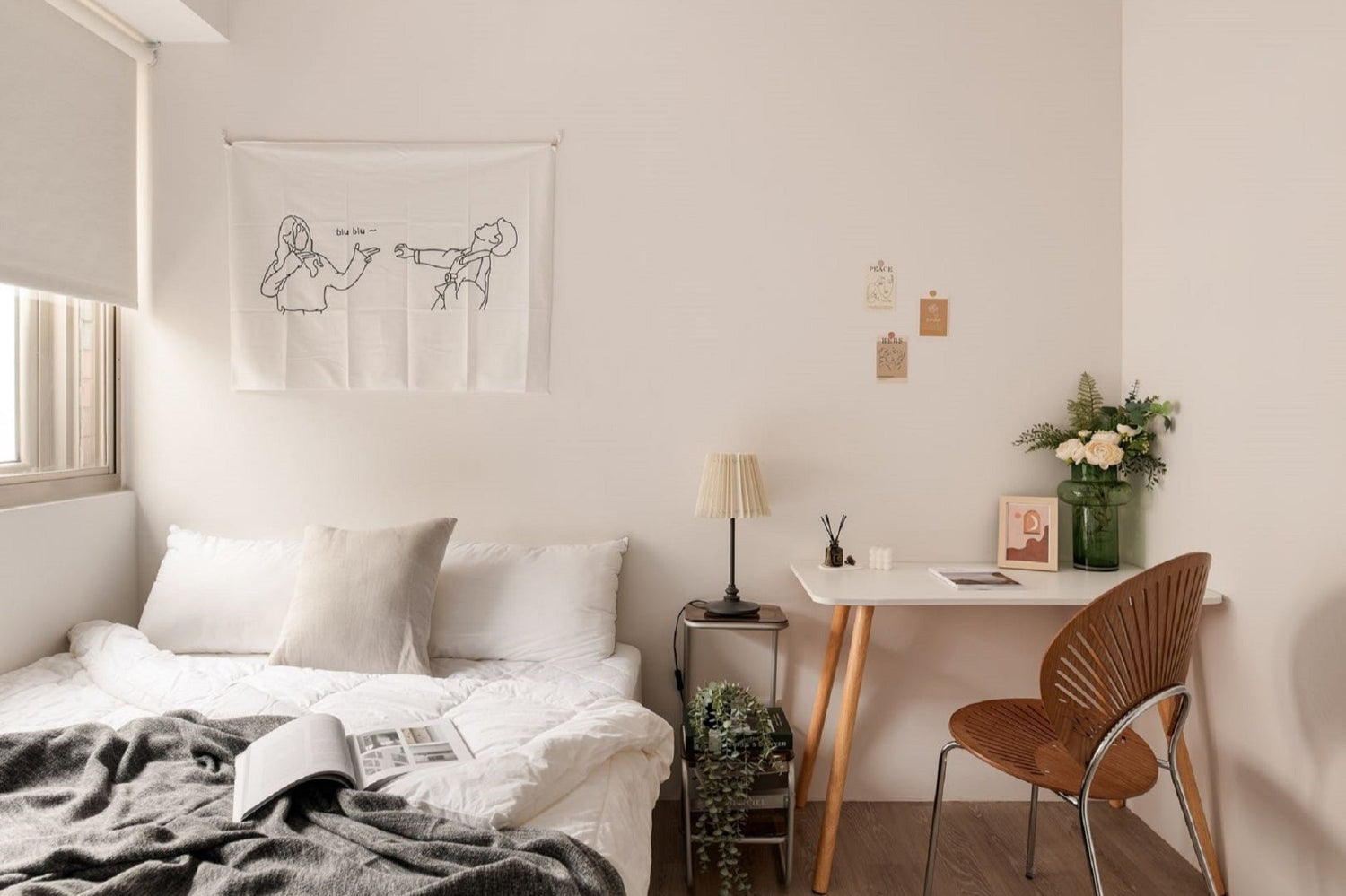 Dedicated workspace for digital nomads in Taipei Taiwan short-term apartment with high-speed Wi-Fi - Kolette Home