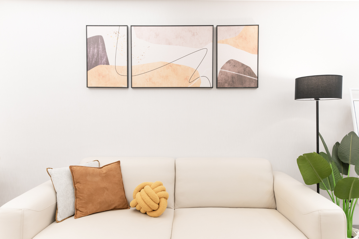 Modern living room in Taipei Taiwan short-term apartment with foreigners friendly - Kolette Home