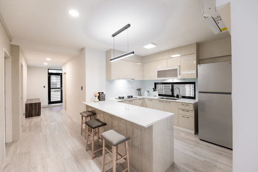 Fully-equipped kitchen for serviced apartment in Taipei Taiwan, ideal for long-term stays - Kolette Home