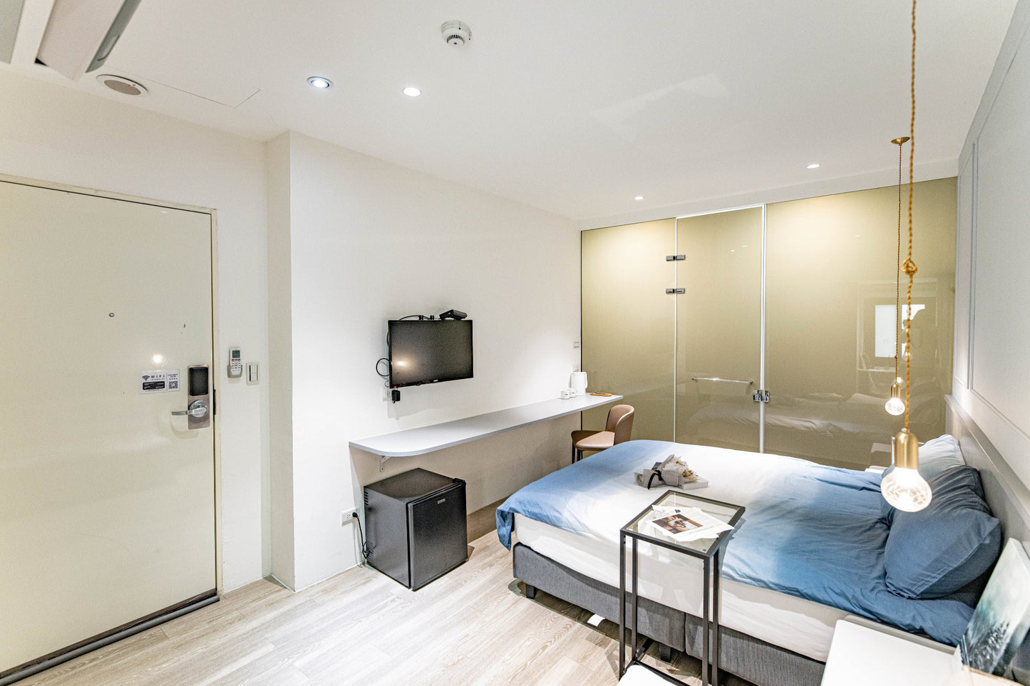 Modern living room in Taipei Taiwan short-term apartment with foreigners friendly - Kolette Home