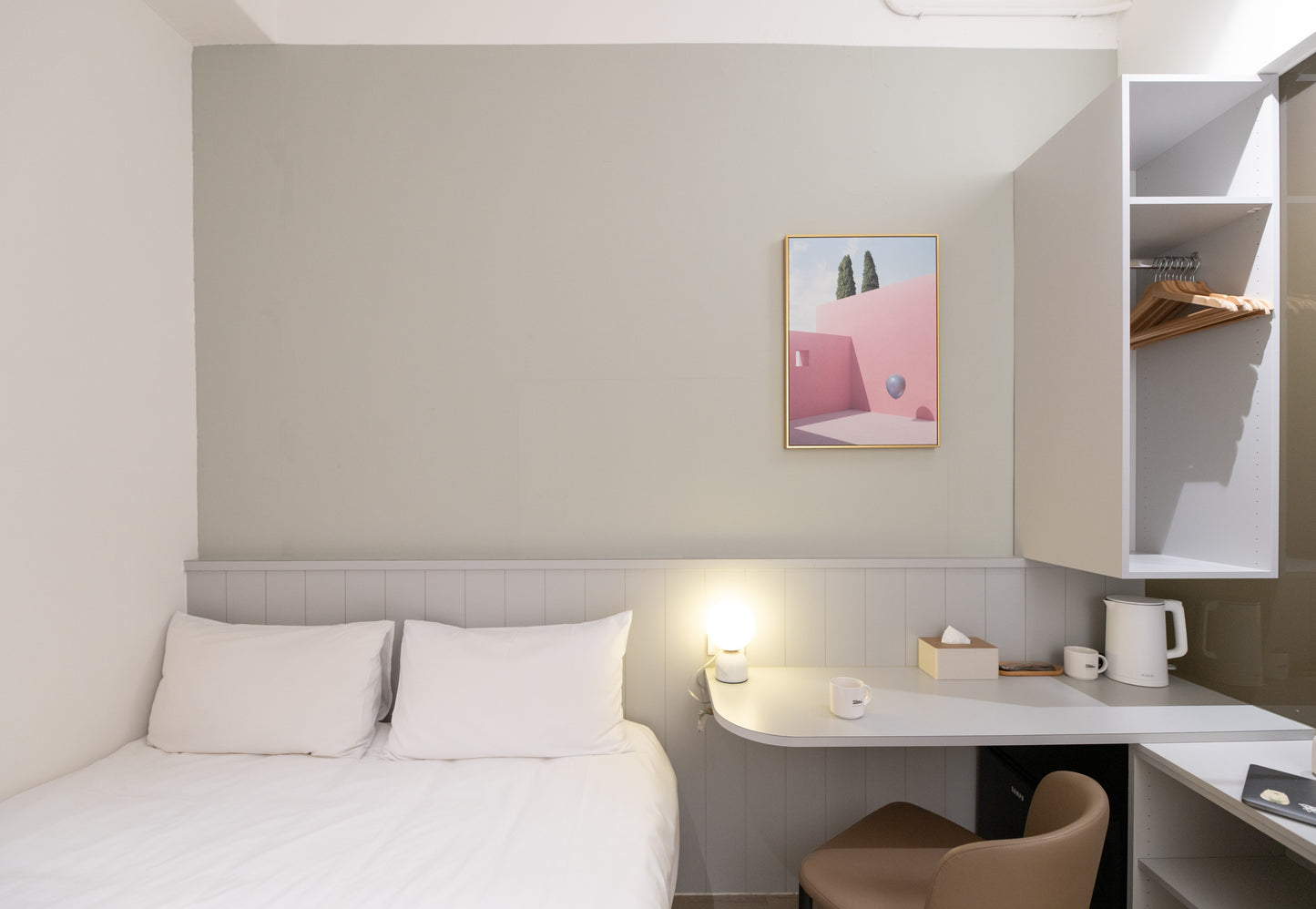 Dedicated workspace for digital nomads in Taipei Taiwan short-term apartment with high-speed Wi-Fi - Kolette Home