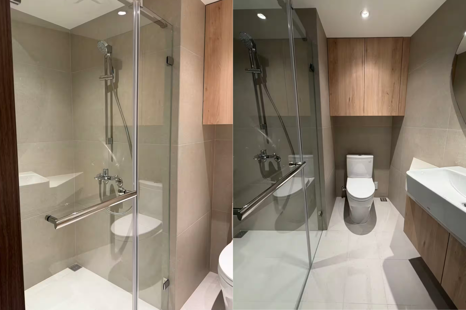 Clean hotel-grade bathroom in Taipei Taiwan short-term rental - Kolette Home