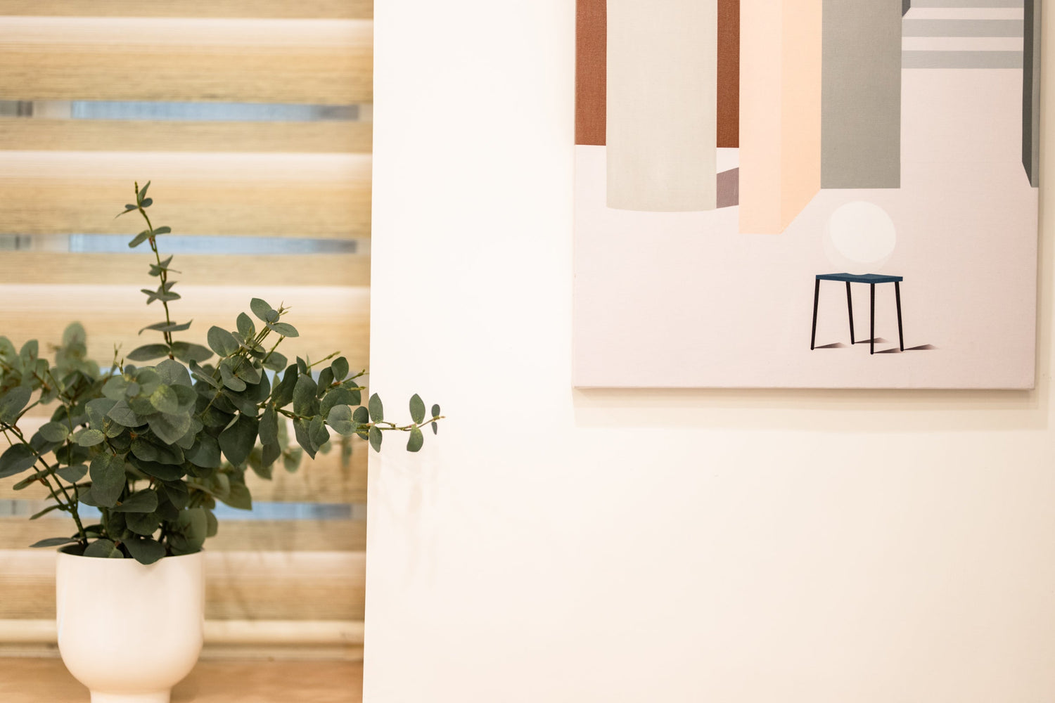 Modern living room in Taipei Taiwan short-term apartment with minimalist design - Kolette Home