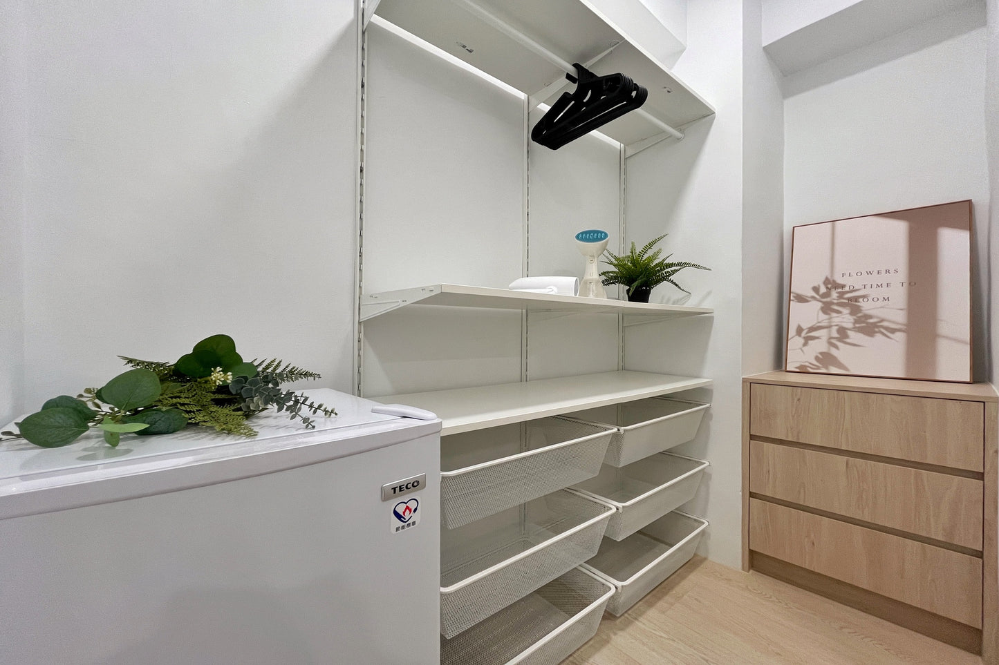 Cozy bedroom in Taipei Taiwan monthly apartment with premium bedding and  walk_in_closet - Kolette Home