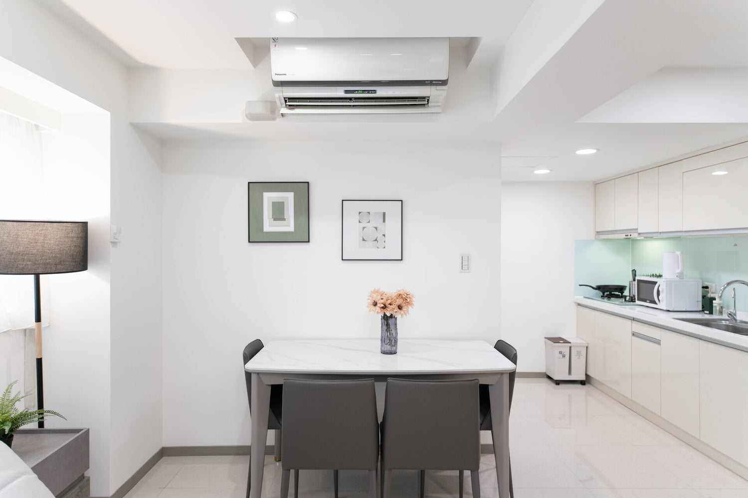 Fully-equipped kitchen for serviced apartment in Taipei Taiwan, ideal for long-term stays - Kolette Home