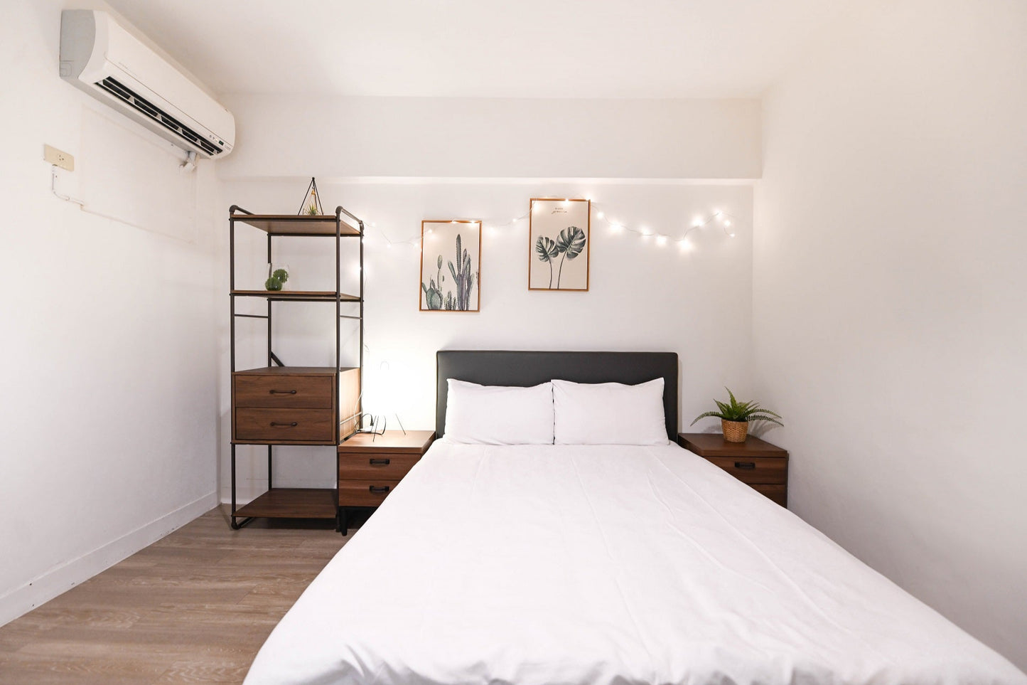 Cozy bedroom in Taipei Taiwan monthly apartment with premium bedding and quiet atmosphere - Kolette Home