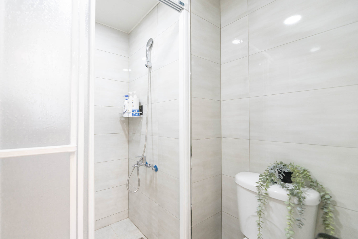 Clean hotel-grade bathroom with shower in Taipei Taiwan short-term rental - Kolette Home
