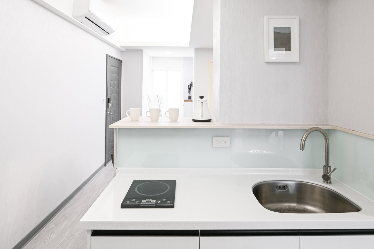 Fully-equipped kitchen for serviced apartment in Taipei Taiwan, ideal for long-term stays - Kolette Home