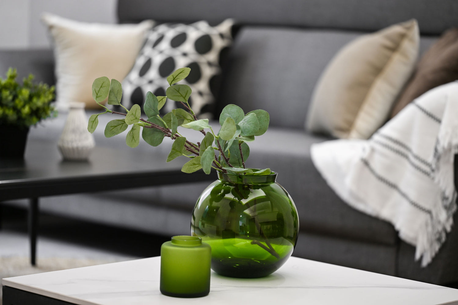 Modern living room in Taipei Taiwan short-term apartment with foreigners friendly - Kolette Home