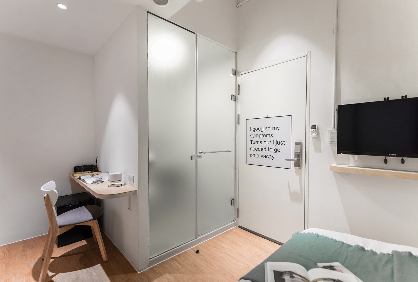 Dedicated workspace for digital nomads in Taipei Taiwan short-term apartment with high-speed Wi-Fi - Kolette Home