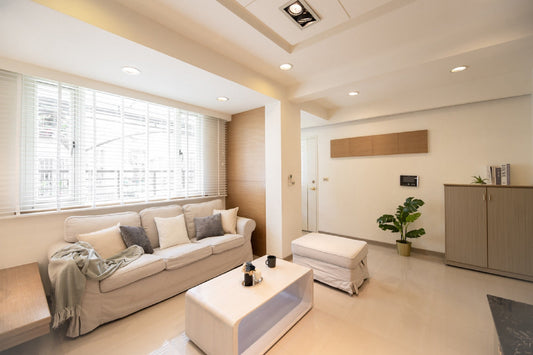 Modern living room in Taipei Taiwan short-term apartment with foreigners friendly - Kolette Home